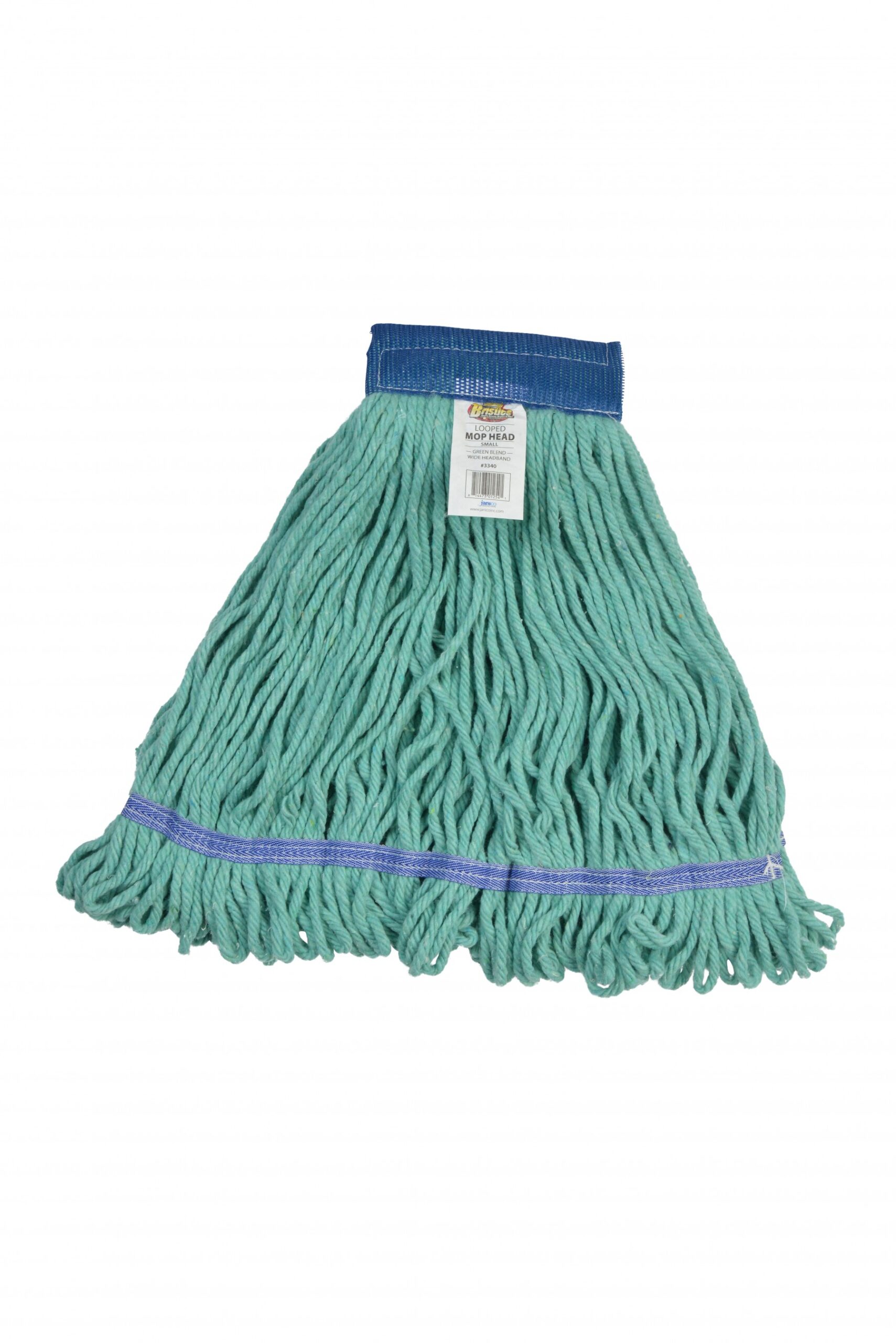 Janico, Bristles Blended Cotton Wide Band Looped End , SM, GRN