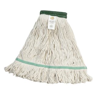 Janico, Bristles Blended Cotton Wide Band Looped End , LG, WH