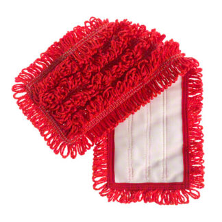 M, Fiber, EZ Clean Microfiber Long Loop Mop , 19", Red