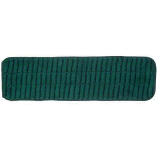 M-Fiber Green Low Nap Velcro Mop w/Scrub Strips - 19"
