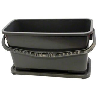 M, Fiber, Mop Bucket w/Lid , Gray, 20 L