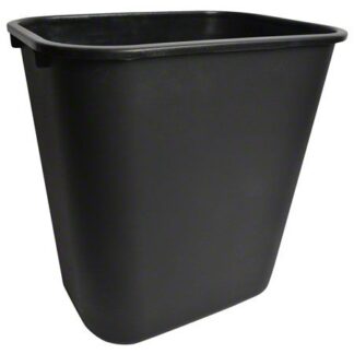 Janico, Rectangular Garbage Can , 25 Qt., Black