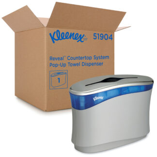 Kleenex, Reveal Countertop Dispenser , Soft Grey