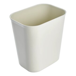 Rubbermaid, Fire Resistant Wastebasket , 14 Qt., Beige