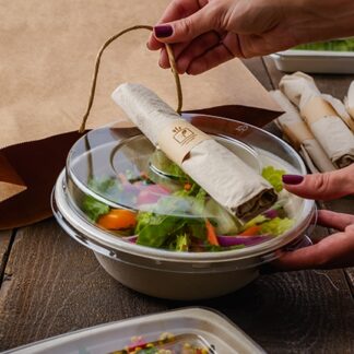 Fineline Settings Conserveware[TM] Fork/Knife/Spoon Napkin Roll - Black