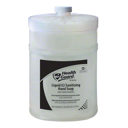 Health Guard, Liquid E2 Sanitizing Hand Soap , Gallon Flat Top