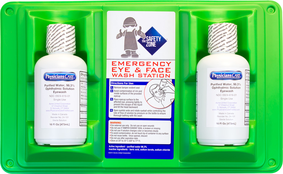 Safety Zone, Emergency Eye & Face Wash Station