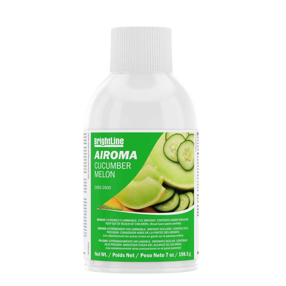 Brightline Airoma 3000 Refills, Cucumber Melon, 30 Days, Refill, 12 Per Case