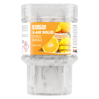Brightline V-Air Solid Air Freshener Refills, Citrus Mango, 60 Days, Refill, 6 Per Case