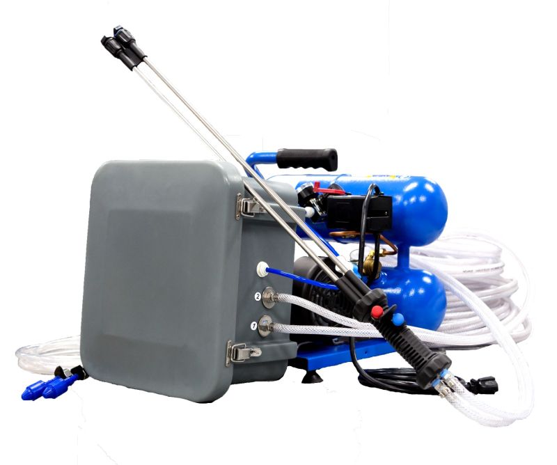 Foam-It, SP-JRV-2-RAC, 2-Product Electric Powered Sprayer, Dual Spray Wand