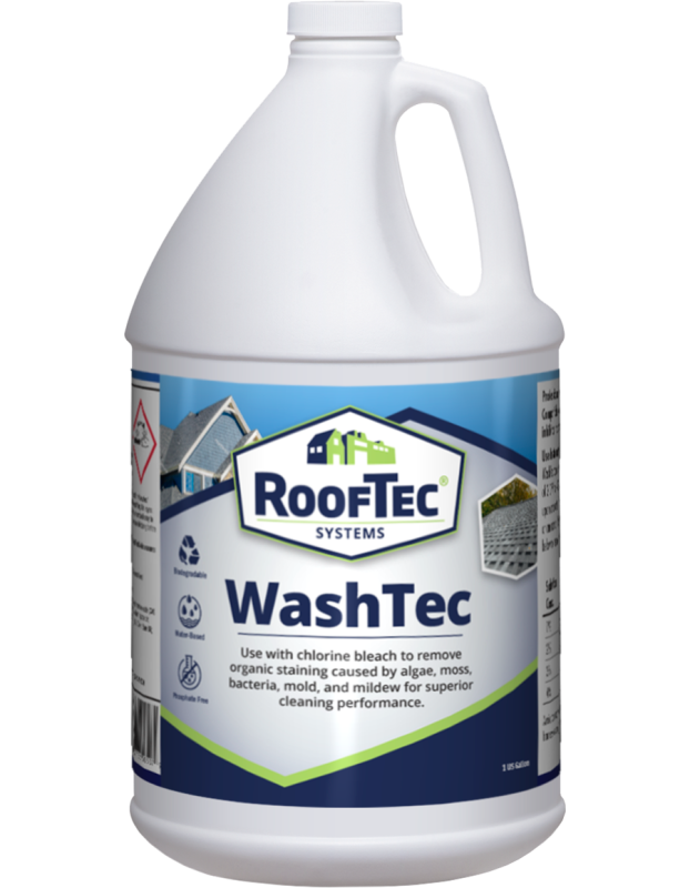 RoofTec, Exterior Surface Cleaner, WashTec, 4 Gallons Per Case