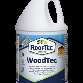 RoofTec, Exterior Wood Cleaner, WoodTec, 4 Gallons Per Case