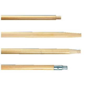 Hndl Wooden With Metal Tip 60 X1-1/8