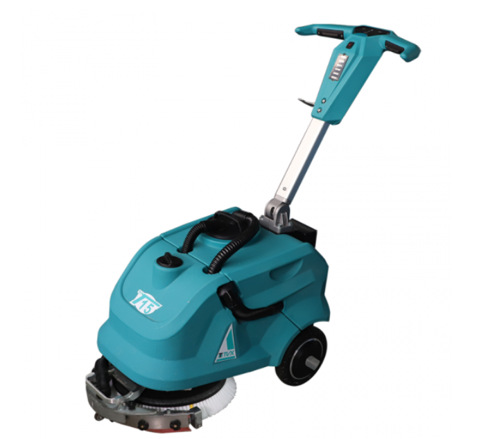 Hydro-Force T15B Autoscrubber, 13" Head, 18" Squeegee, 4 Gallon Solution Tank, On Board Battery Charger
