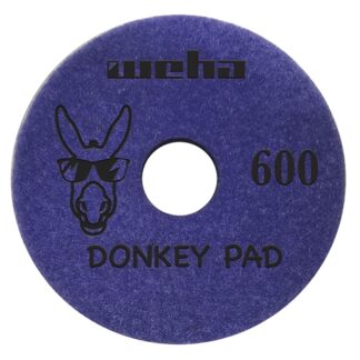 Weha, Surface Polishing Pad, Donkey, 4", 600 Grit