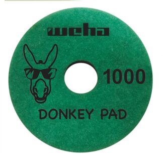 Weha, Surface Polishing Pad, Donkey, 4", 1000 Grit