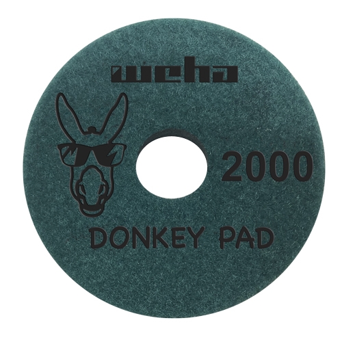 Weha, Surface Polishing Pad, Donkey, 4", 2000 Grit