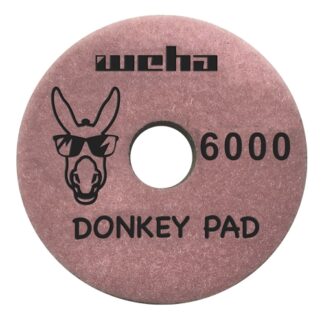 Weha, Surface Polishing Pad, Donkey, 4", 6000 Grit
