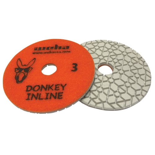 Weha, Polishing Pad, Donkey Inline, 4", Step 3