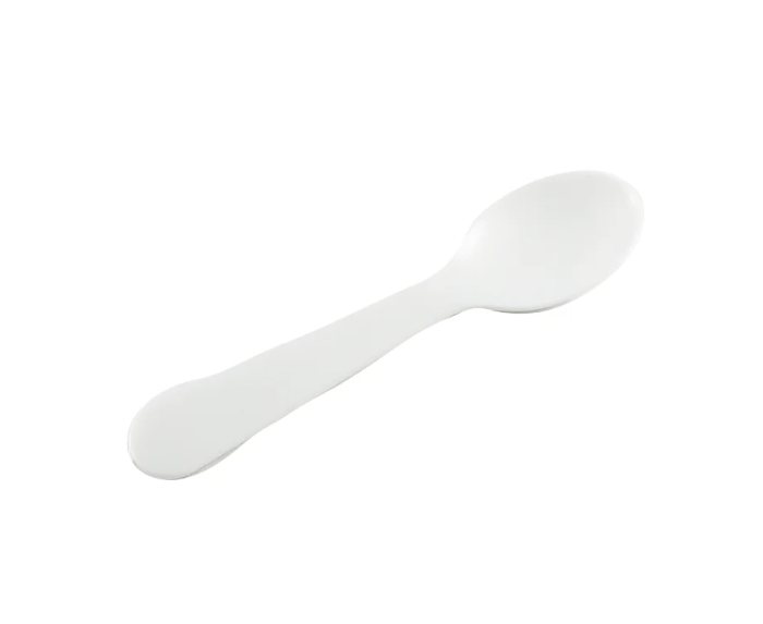 20491 3" White Taster Spoon 6/500 Cs, 2684-2740