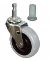 3" Gray Caster With Insert For
