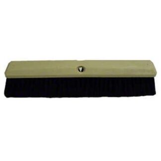 Hamburg 18" Colebrook Black Plastic Fiber Floor Sweep
