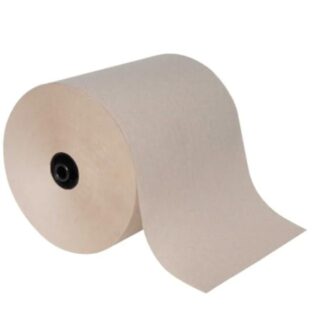 PVC, Roll Towels, Cut & Dry, Brown, 10", 6 Per Case