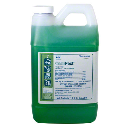 Genesan #7 GeneFect Disinfectant and Cleaner, GEN217, 2 Liter Bottle, 4 Bottles Per Case