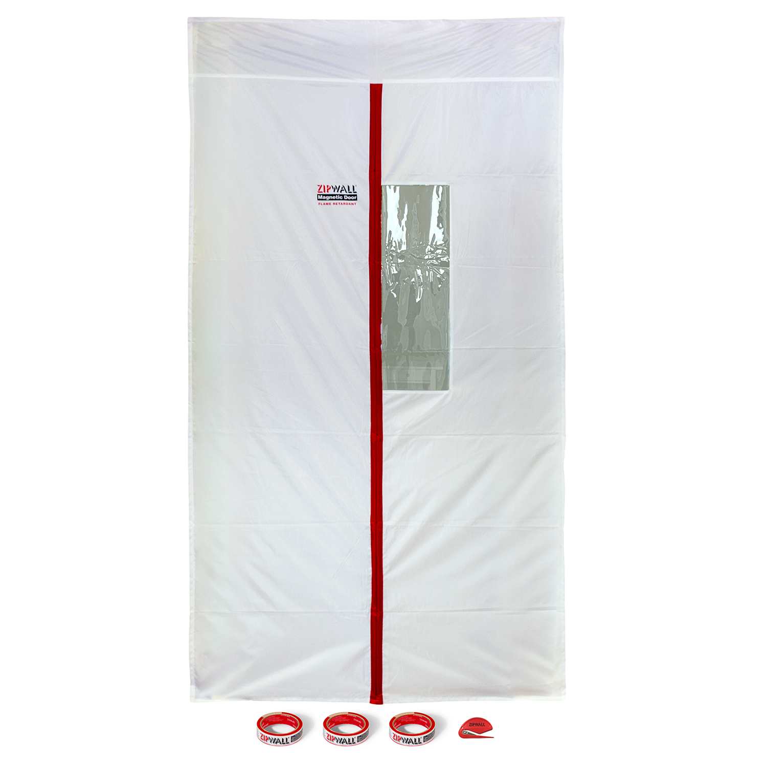 ZipWall, ZipDoor Magnetic Door Kit, 48" x 87"