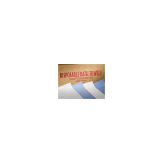 Disposable Bath Towels, 15"x30", Blue, 2-Ply Scrim (300/CS)