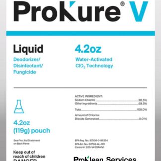 ProKure V, Liquid Disinfectant Deodorizer and Fungicide, 4.2 oz.