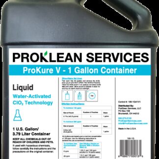 ProKure, Gallon Bottle Pack, Bottle Label and Cap