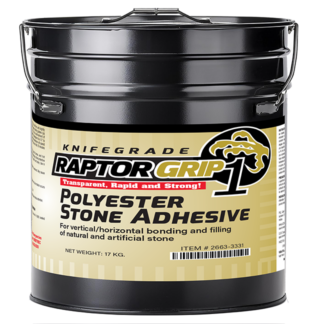RaptorGrip Polyester Transparent Knife Grade, 5 Gallon