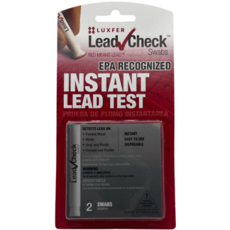 Luxfer Leadcheck Swabs, 2-Pack Blister, Instant Lead Testing, 6 Packs Per Box