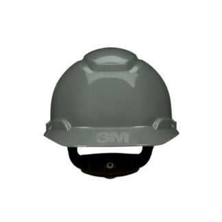 3M, Hard Hat, SecureFit, Gray, 4-Point Pressure Diffusion Ratchet Suspension, with Uvicator