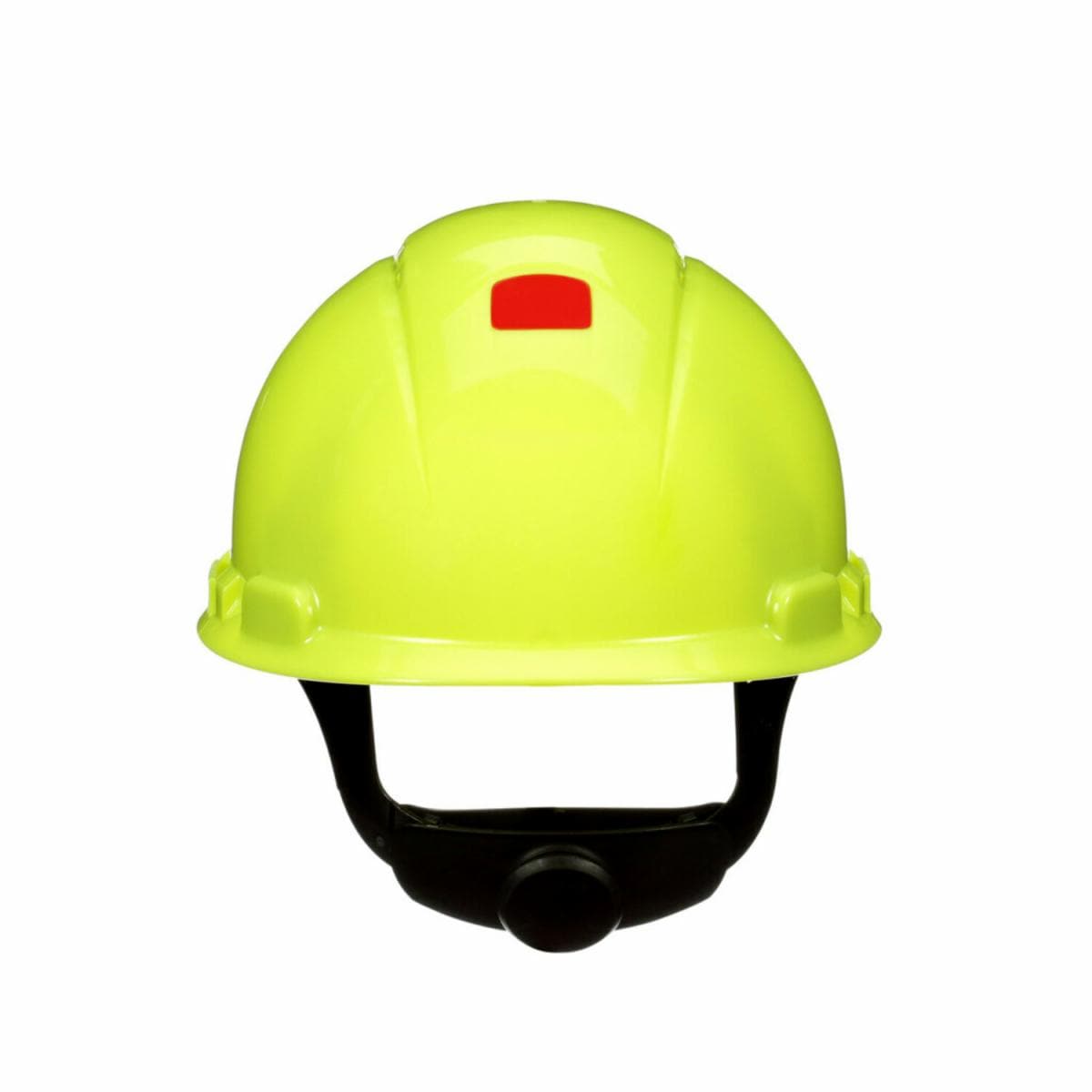 3M, Hard Hat, SecureFit, Hi-Vis Yellow, Vented, 4-Point Pressure Diffusion Ratchet Suspension, with Uvicator