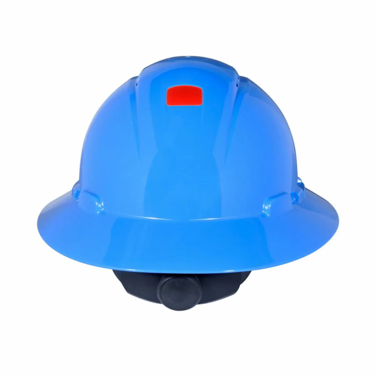 3M, Full Brim Hard Hat, SecureFit, Blue, 4-Point Pressure Diffusion Ratchet Suspension, with Uvicator