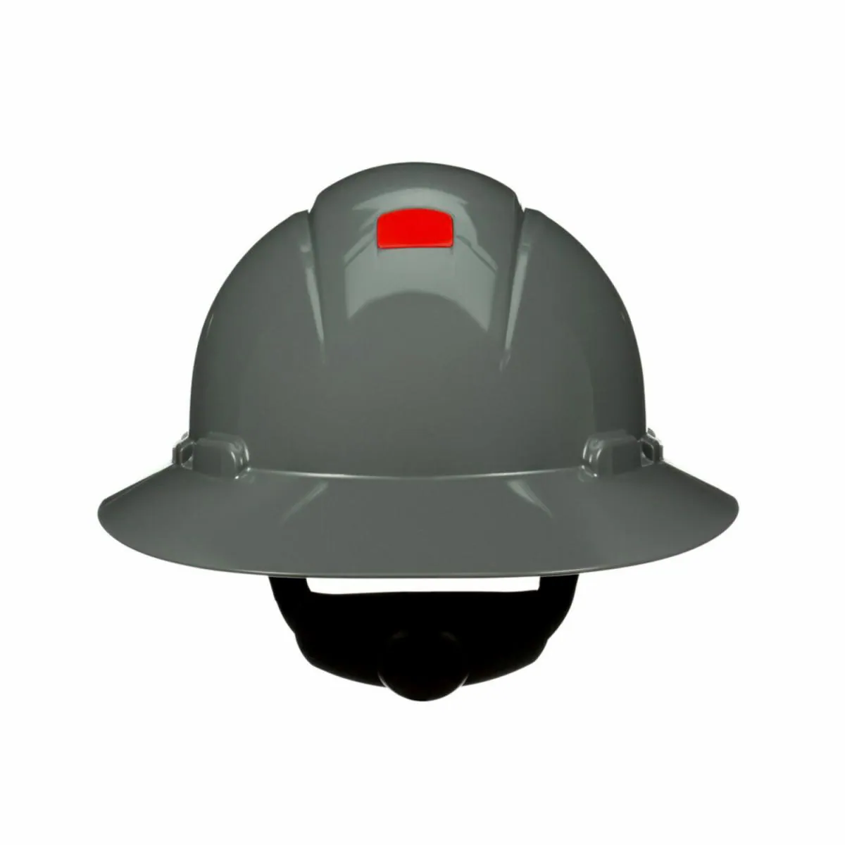 3M, Full Brim Hard Hat, SecureFit, Gray, 4-Point Pressure Diffusion Ratchet Suspension, with Uvicator