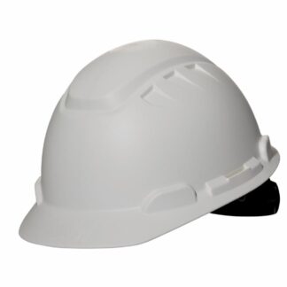 3M, Elevated Temperature Hard Hat, SecureFit, White, 4-Point Pressure Diffusion Ratchet Suspension