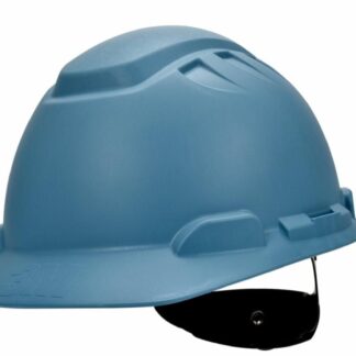 3M, Elevated Temperature Hard Hat, SecureFit, Blue, 4-Point Pressure Diffusion Ratchet Suspension