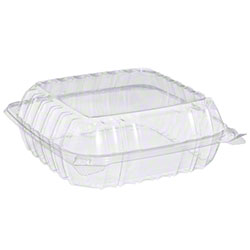 Dart[R] ClearSeal[R] Clear Hinged Lid Container -Med, 1 Cmpt