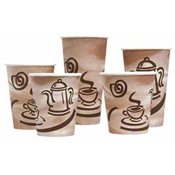 Empress[TM] Paper Hot Cup - 10 oz., Print