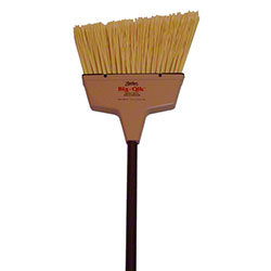 Zephyr[R] Big-Qik[TM] Angle Broom - Tan w/Brown Handle
