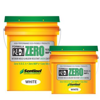 Sentinel, Mold Prevention, 24-7 Mold and Mildew Coating, White, 5 Gallons
