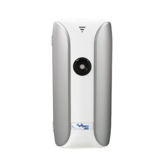 Vibe Pro Dispenser With Vibrating Mesh Technology, White and Silver