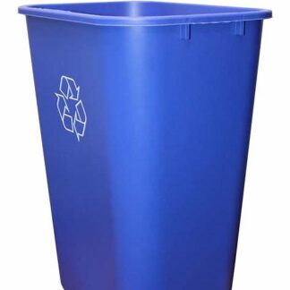 Wavelength 41qt Waste Basket Blue Recycle Ea 12/cs, 2644-3198