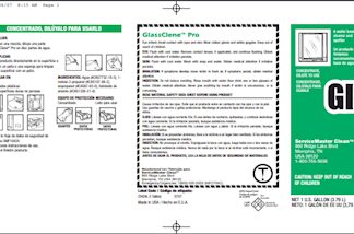 Label RTU - GlassClene Pro RTU