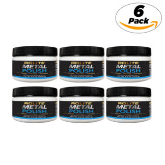Rolite Metal Polish, CA/6Jars4.5z