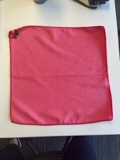 Pink/Red Microfiber, Waffle Weave, Bathroom, Dozen