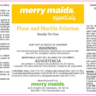 Label RTU - Essentials Floor & Marble Solution RTU
